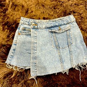 ZARA GIRLS JEANS SKORT